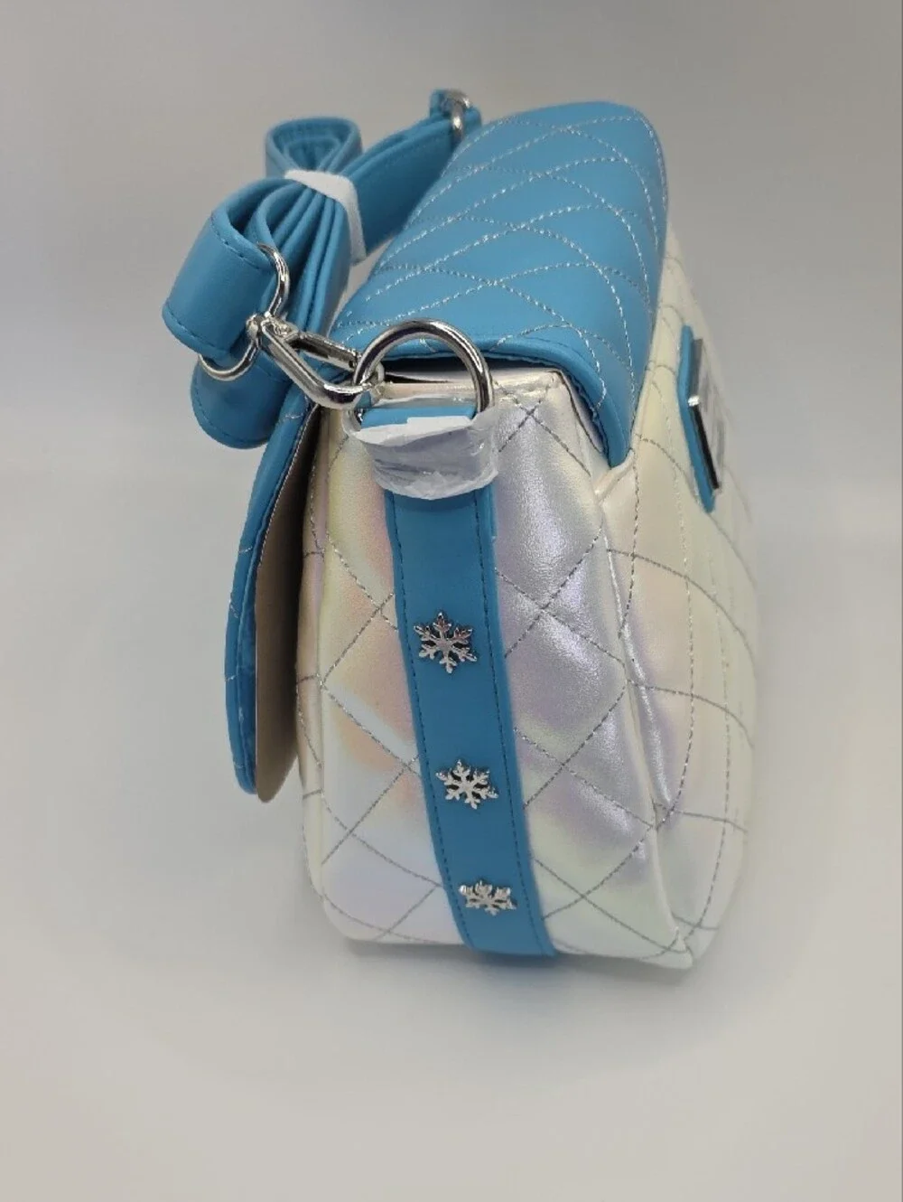 Loungefly Frozen Elsa Quilted Crossbody with Star Studs